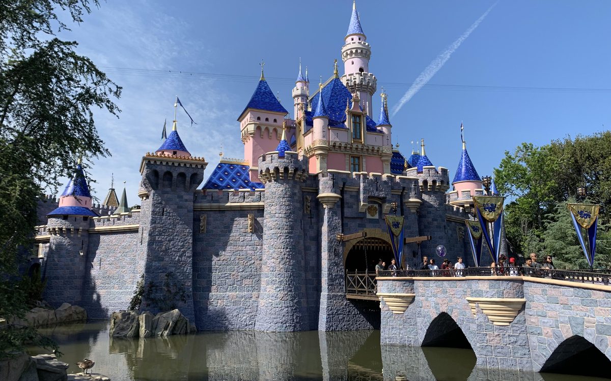Sleeping Beauty Castle at Disneyland in Anaheim, CA