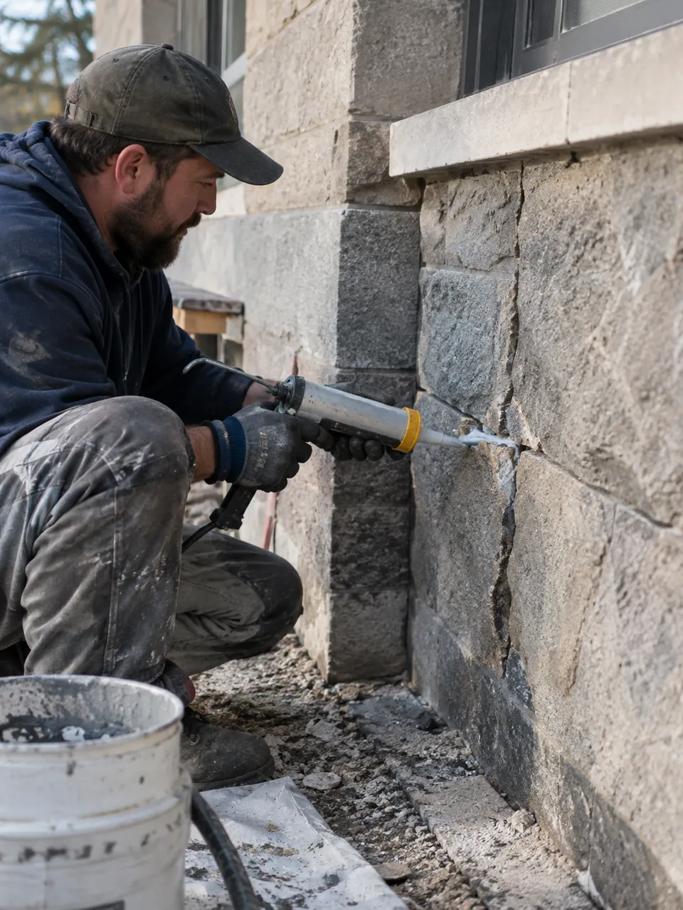 Waterproofing membrane protecting retaining walls and below-grade concrete foundations in Jurupa Valley, CA